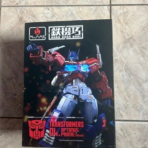 Transformers Optimus Prime Action Figure - Red, Blue